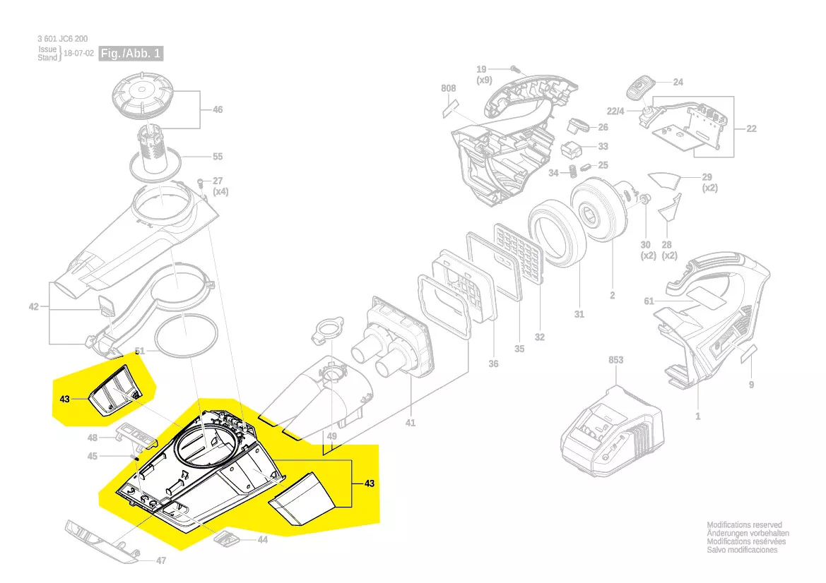 Collecteur à poussière réf. 1 619 PB2 092 Bosch